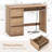 Computer Desk With Power Outlet Keyboard Tray & 3 Large Drawers Type-c & Usb Ports-1396863821