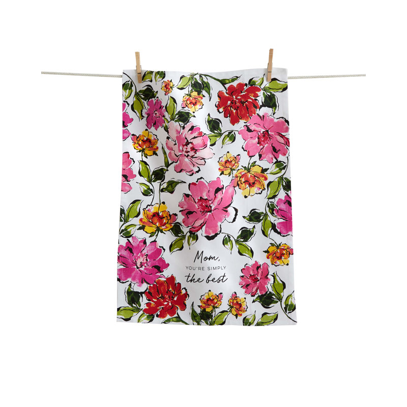 Mom You're Simply The Best Kitchen Towel  Everyday Dish Towel, Machine Washable