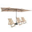 Parasol de marché rectangulaire 15 pi x 9 pi Brecksville-87818455