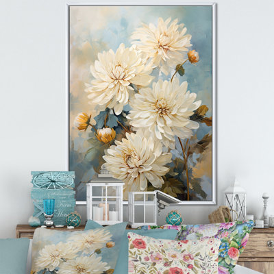 " Beige Mums In Bouquet Bliss "