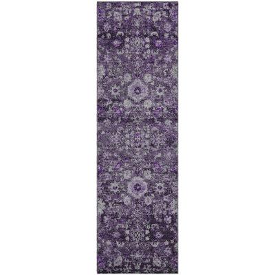 Premium Machine Washable Cerrito Purple Rug
