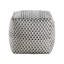 Pouf carré avec revêtement en tissu, antidérapant, capacité de poids de 300 lb, multicolore, recouvert de H 16 po x l 16 po, 16 po x 16 po x 16 po-1297529476
