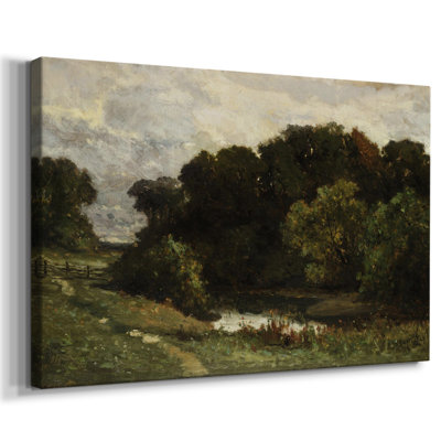 Paysages rétro-dxlvi -Galerie enveloppée Cavas