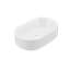 DeerValley 555 x 357 x 140mm Ceramic Oval Countertop Basin White Bathroom Above-Counter Sink Vessel Sink