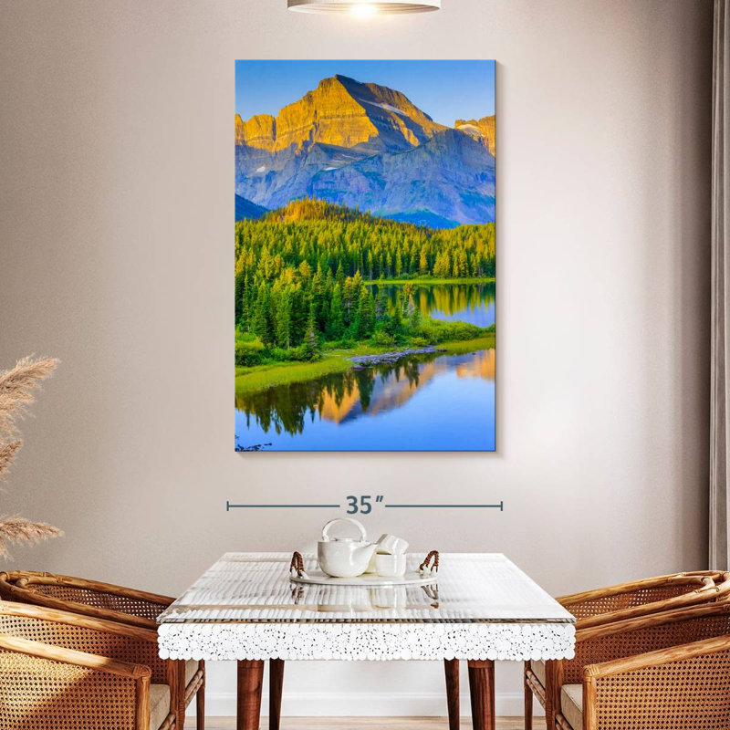 Alvord Swiftcurrent Lake, 51" H x 34" W