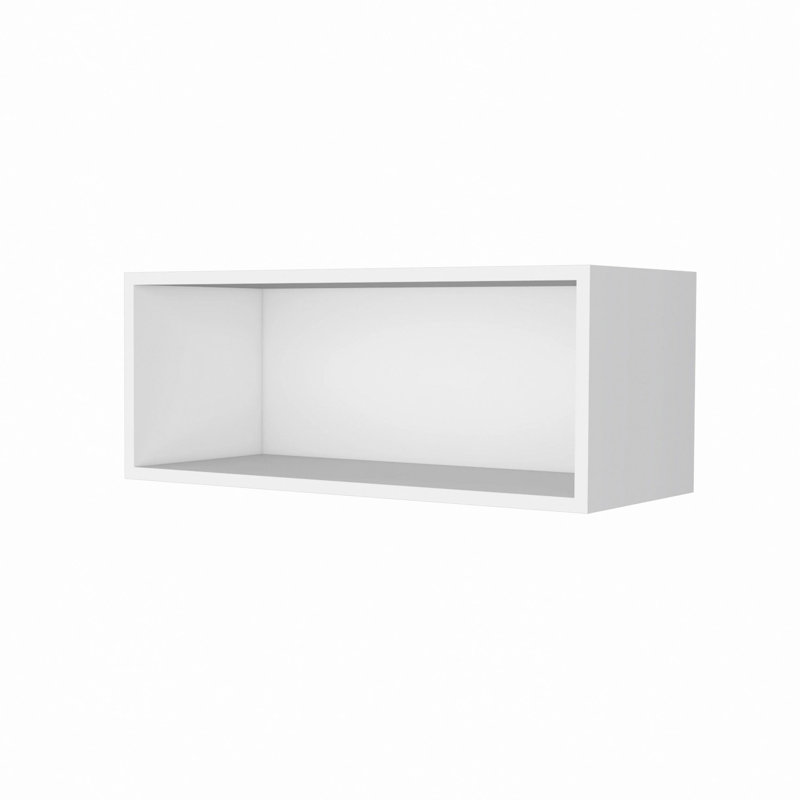Armoire murale Rock avec rangement ouvert, Blanc