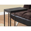 Table d'appoint, en forme de C, bout, côté, collation, salon, chambre à coucher, contemporain, moderne