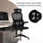 High Back Ergonomic Office Chair, Big And Tall Mesh Desk Chair With Wheels, Tilt Function, 3d Headrest, Lumbar Support, Swivel Rolling Computer Chair For Task, Home Office, Black