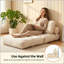 Canapé-lit pliant, chaise convertible avec coussin et support pour les espaces compacts, portable et confortable pour le salon ou la chambre à coucher-133697671-133697668