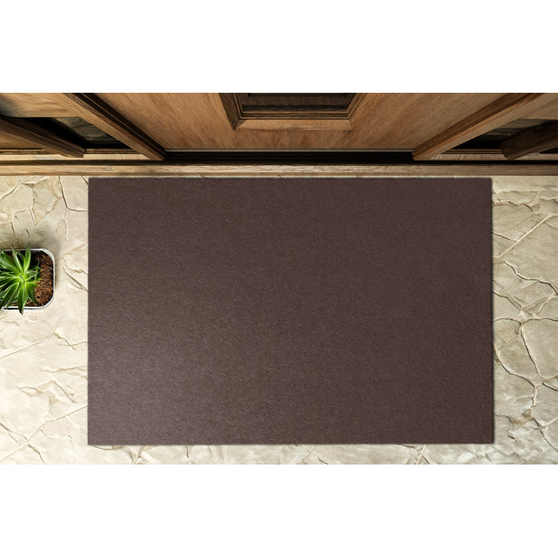 Non-Slip Outdoor Doormat, Cocoa