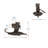 5'' H Metal Tabletop Candlestick