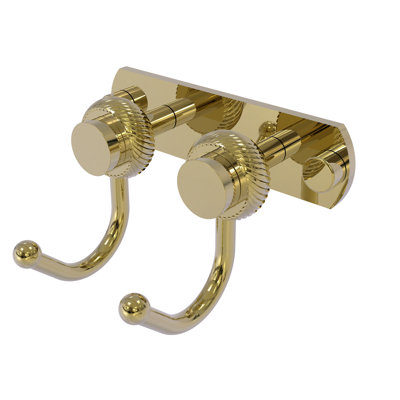 Mercury 2 Position Wall Mounted Robe Hook