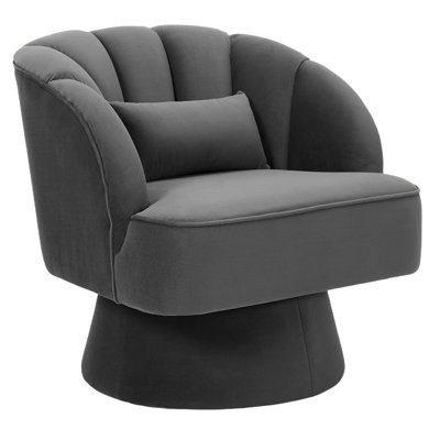 Fauteuil demi-tonneau pivotant à 360 ° Modern
