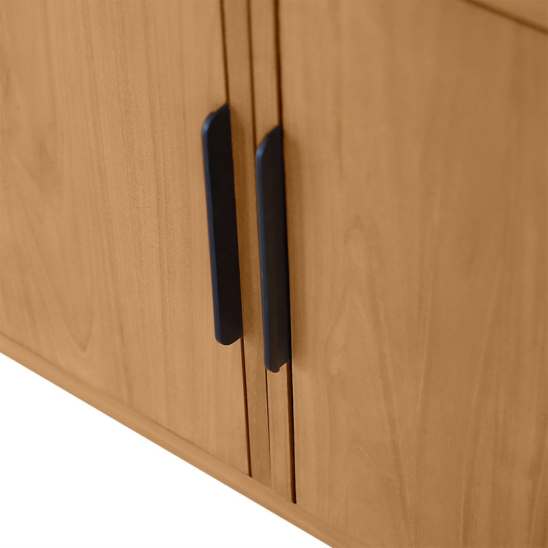 Taylor 48 in. Single Natural Teak Bathroom Vanity with Engineered Stone Top