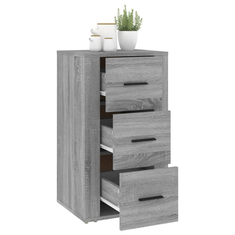 40cm Sideboard, Grey Sonoma