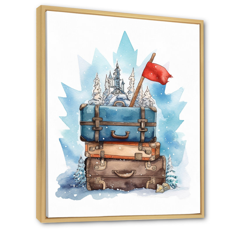 Canadian Travel Creations - reproduction sur toile, Cadre naturel flottant, H 32 po x l 16 po x P 1 po