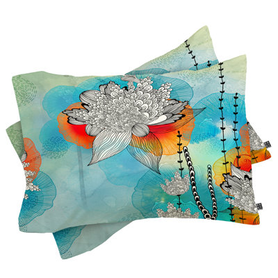 Taie d’oreiller corail