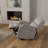 Plush Fabric Power Lift Chair In Lucie Dove