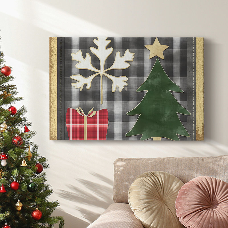Christmas Holiday Arts - Toile tendue avec châssis, H 32 po x l 48 po
