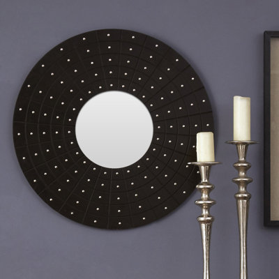 Eric Flat Leather Wall Mirror