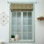  Store romain imprimé bloc 26 x 74 - Collection Luxurious, Kundanvan, rouille-1335278084