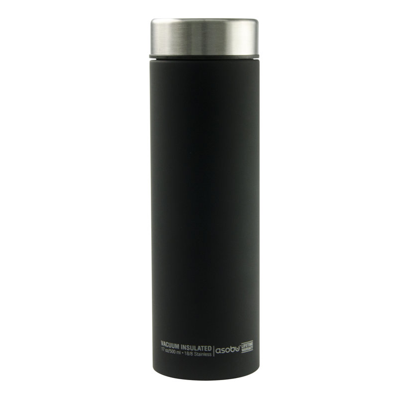Asobu Vacuum Insulated Stainless Steel Travel Mug, Silver