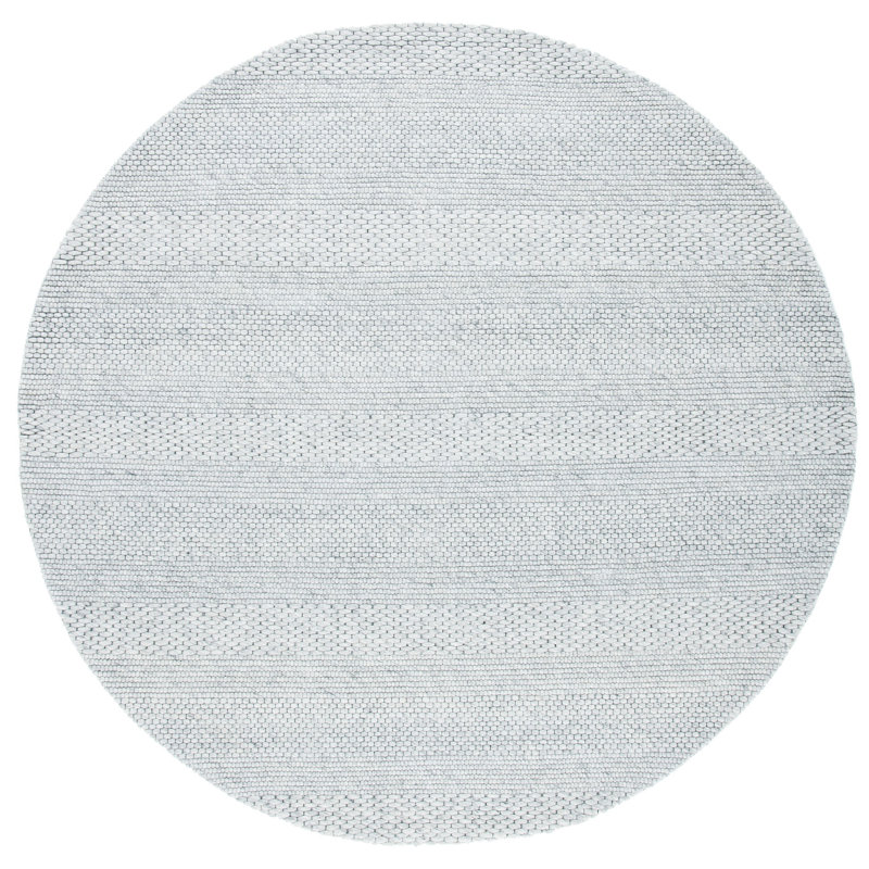 Tapis gris / argent Aden, Rond 7 pi
