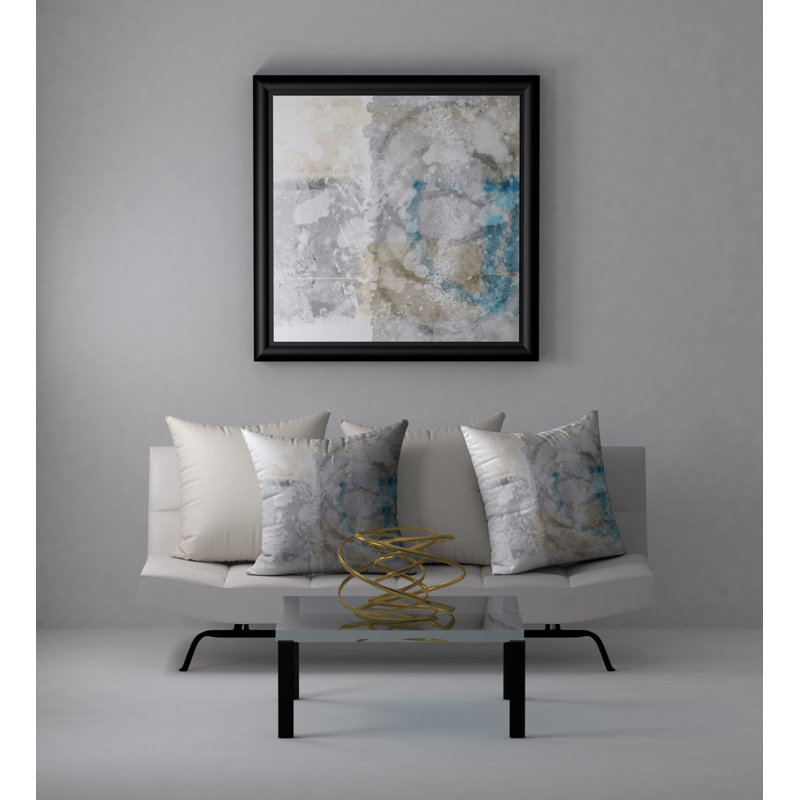 Magnifique housse de coussin carrée séduisante/insert, 20 po x 20 po
