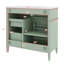 Meuble-lavabo autoportant de 36 pouces avec comptoir en céramique - structure en bois massif, armoire en panneau de fibres à densité moyenne, tiroir rabattable, tablette réglable, poignées en métal-432547050-432547051