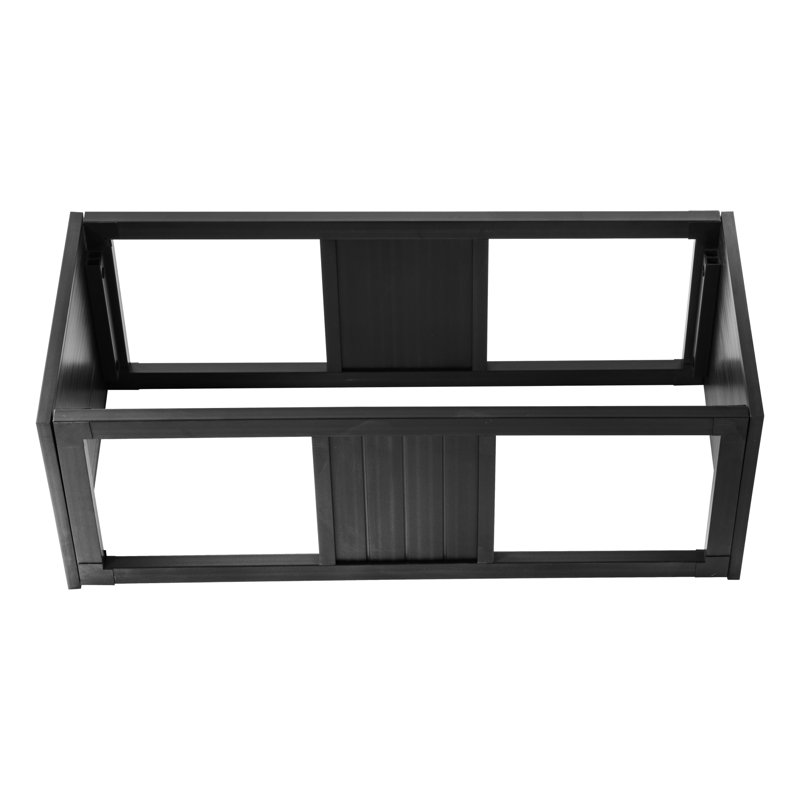 Connecteur empilable Deneishia pour terrariums modulaires, grand format, noir., H 11,7 po x l 18,54 po x P 42,99 po