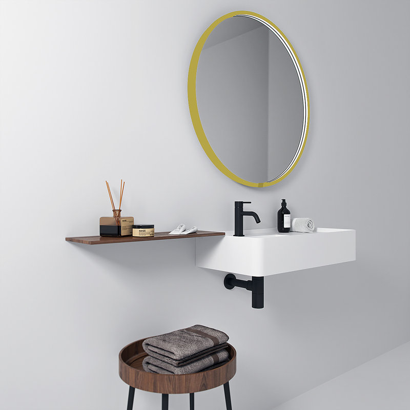 Éclairage pour meuble-lavabo Jakiyla, Or