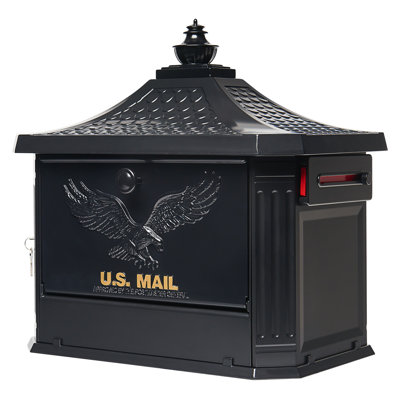 Hamilton Aluminum Post Mounted Mailbox