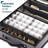 Flatware & Utensil Storage - Durable Silverware Storage Box With Padded Dividers, 5 Compartment Flatware Storage Case, Grey