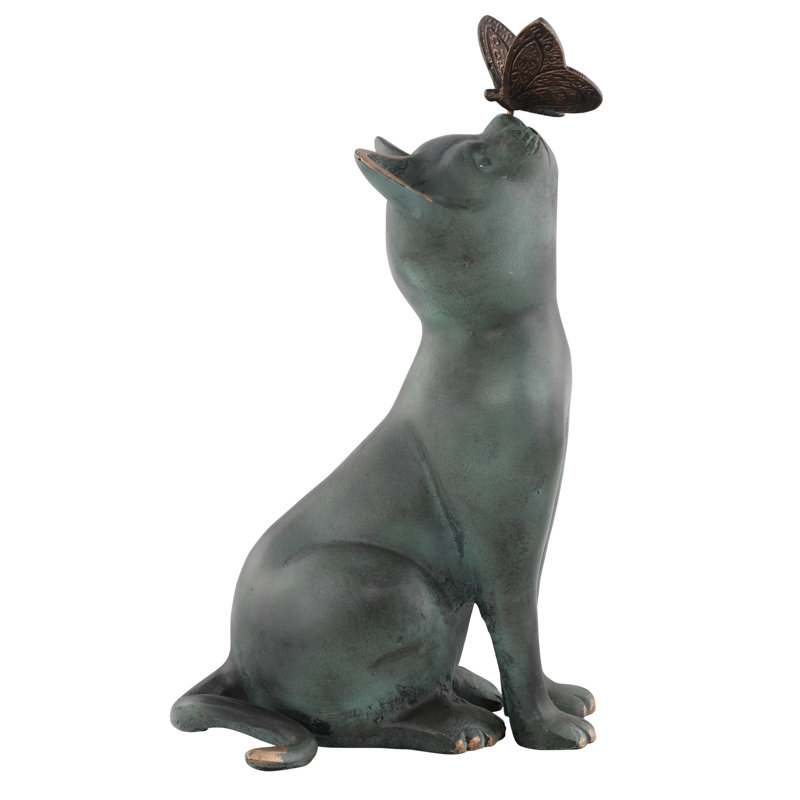 Cat Metal Garden Statue