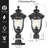 Outdoor Post Lights, Modern Exterior Lamp Posts Light Fixtures, Waterproof and Anti-Rust Aluminum Outside Pole Latern