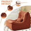 Méridienne simple, mousse haute résilience et coussin lombaire-1968345065
