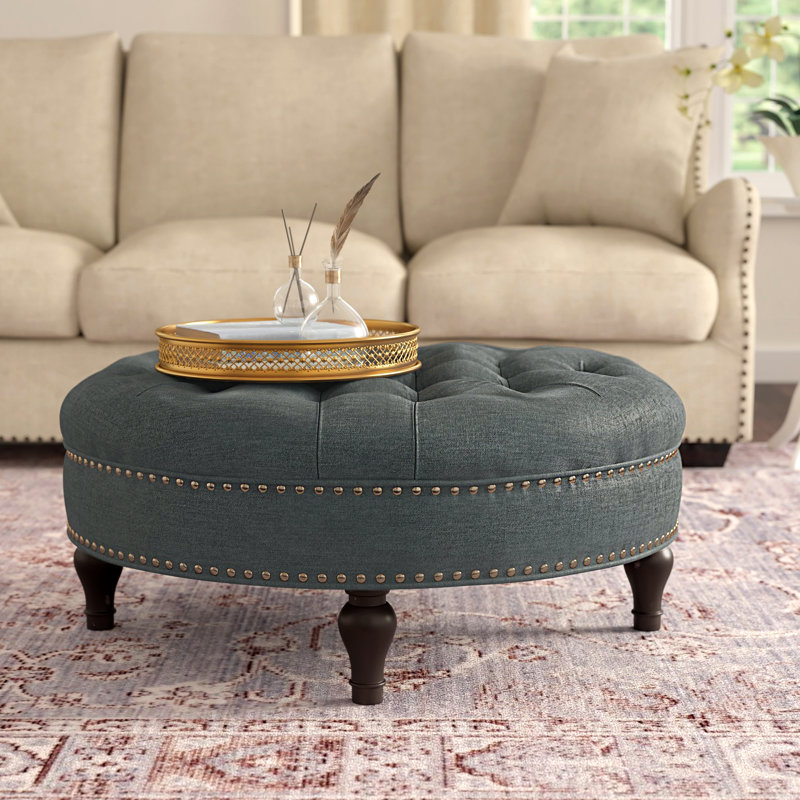 Repose-pieds cocktail rond 35,25 po Aoto