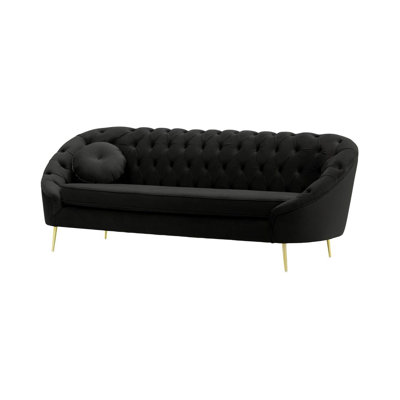 Avianah 3 Seater Velvet Sofa