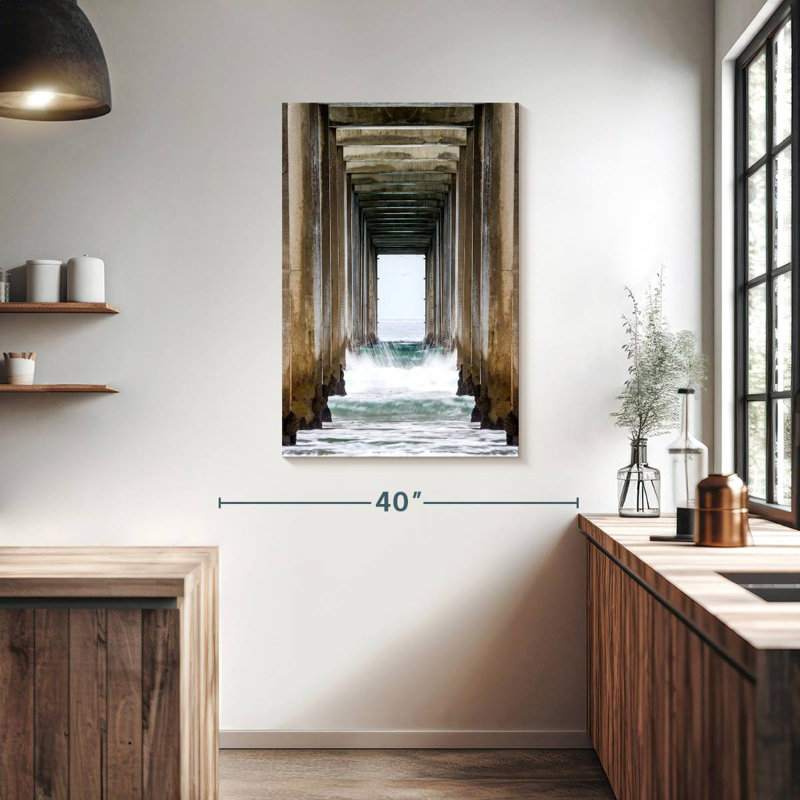 Aletra La Jolla Scripps Beach Pier, 39" H x 26" W