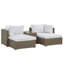 Thecle 229cm Wide Patio Sofa with Cushions
