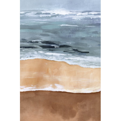 Shore Layers I by Victoria Borges - Wrapped Canvas Painting