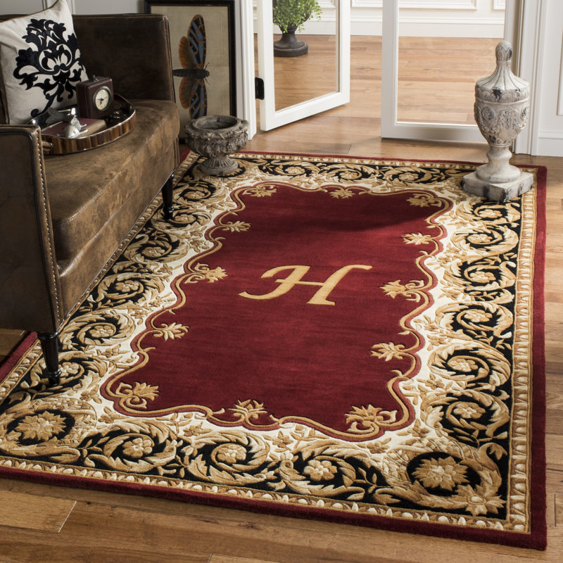 Lenora Hand Tufted Wool Pile Oriental Rug, Rectangle 3' x 5', H