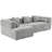 Boneless 2 - Piece Upholstered Sectional With Pillows, No Assembly Required Free Combination Sofa-878248157