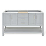 60'' W Double Bathroom Vanity Base