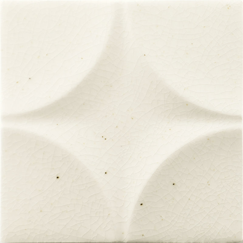 Daltile Contempee 4 x 4 Star Wall Tile (100 PCS Per Carton) (12.80 SQFT Per Carton), Jasmine