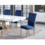 Chaise parsons en velours capitonné Devender-1490669956