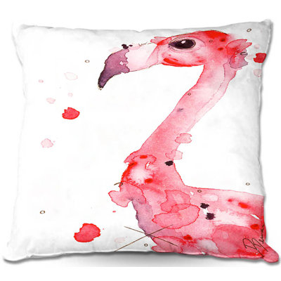 Coussin décoratif flamant rose canapé felix