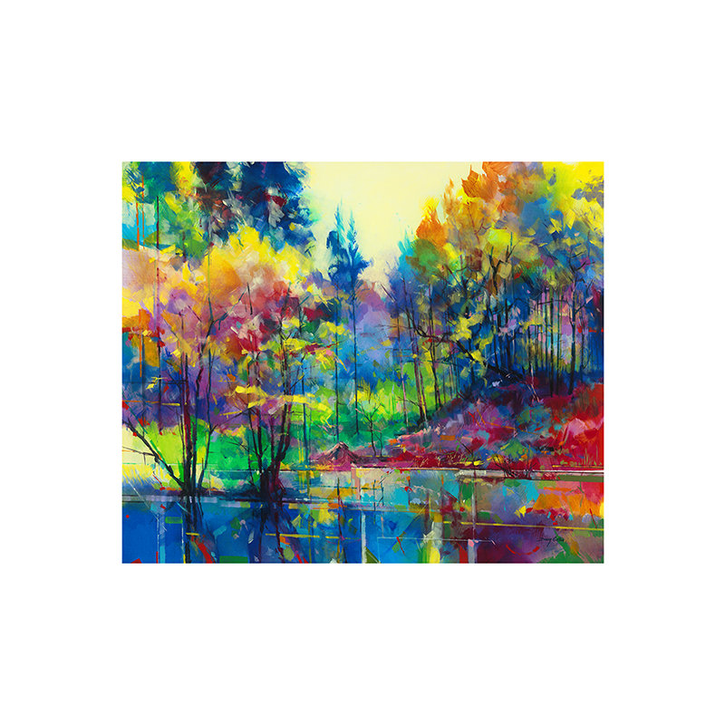 Meadowcliff Pond by Doug Eaton - Painting, Paper