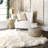 Lilliana Upholstered Cotton Blend Ottoman