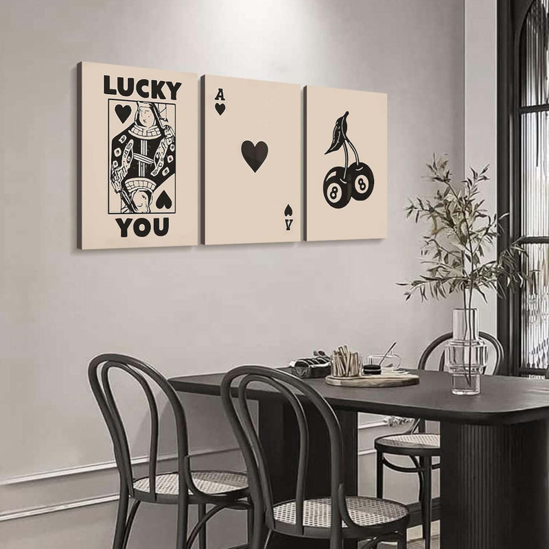 3 Piece Wrapped Canvas Print, 60 cm H x 40 cm W